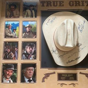 True Grit autographed combos by the cast